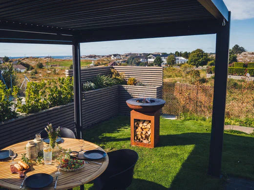 Outdoor barbecue kitchen